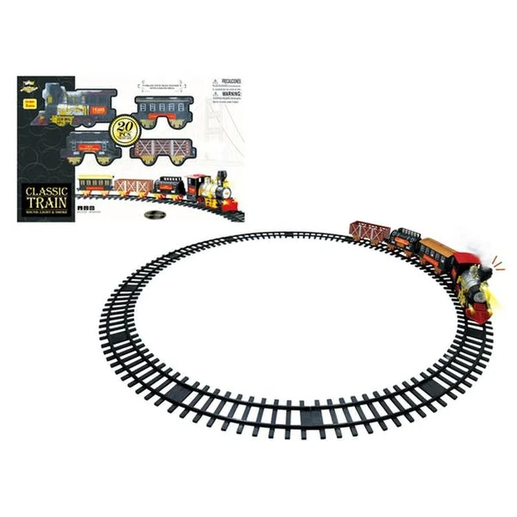 Classic Train Sets - 20 Pieces Battery Operated 1