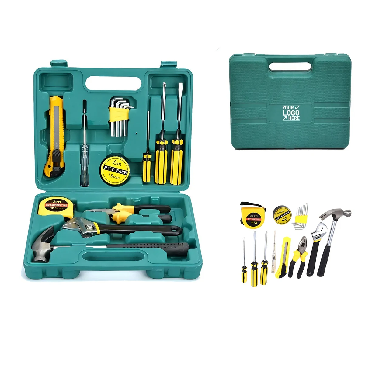 16 Piece Household Repair Tool Set 1