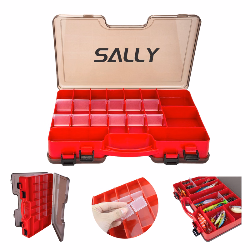 Double Sided Fishing Tackle Box