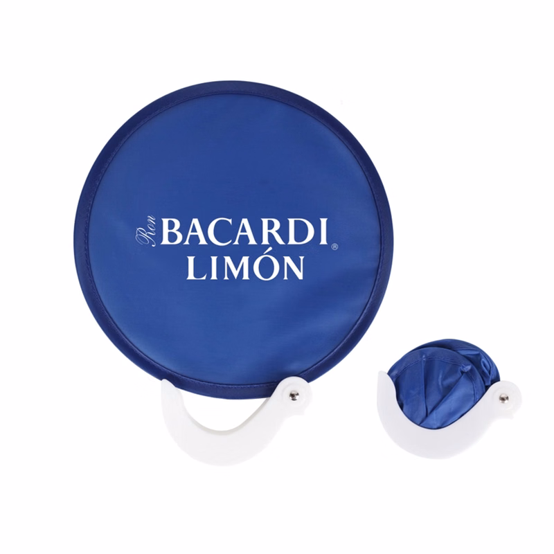 Pop Up Collapsible Frisbee Nylon Fan
