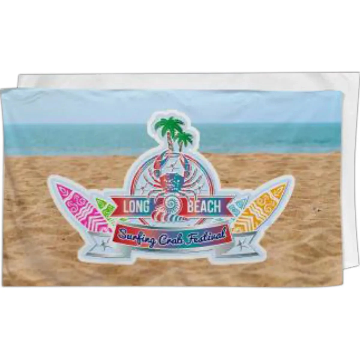 Sublimated Velour Towel, 35x60 1