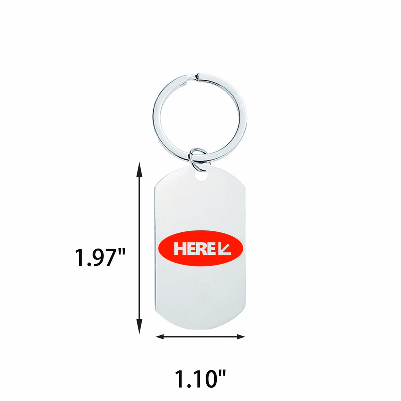 Practical Custom Stainless Steel Keychain