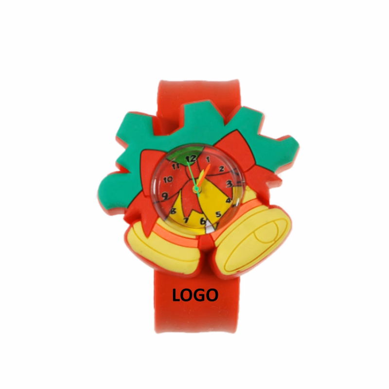Christmas Bell Shaped Silicone Slap Watch