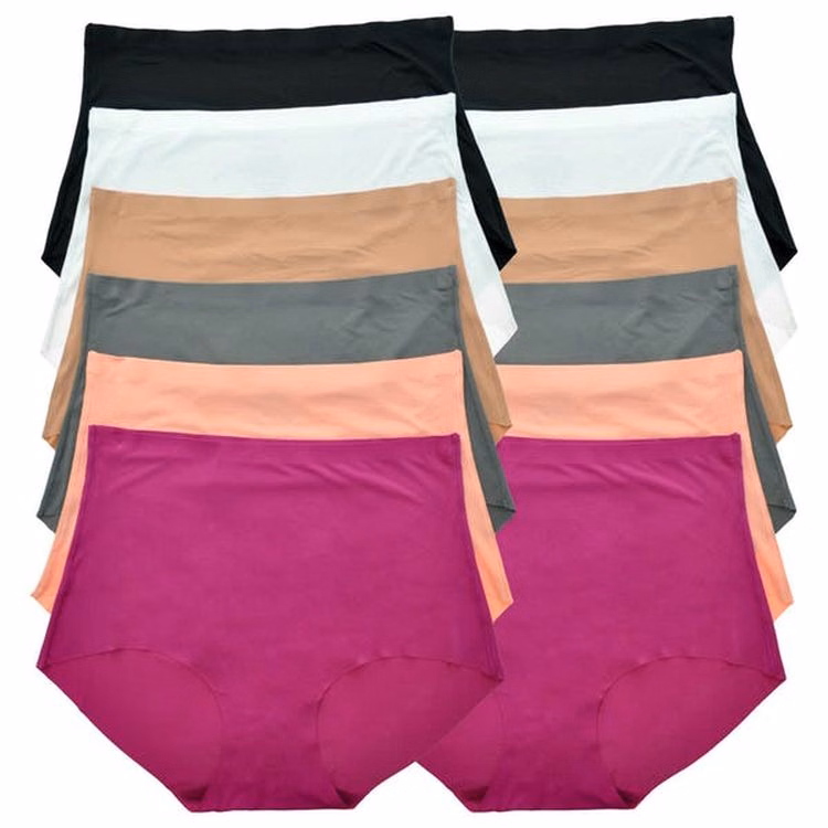 Women's No-Show High-Waist Briefs - Assorted