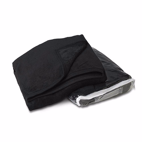 Black Coral Fleece Throw Blanket