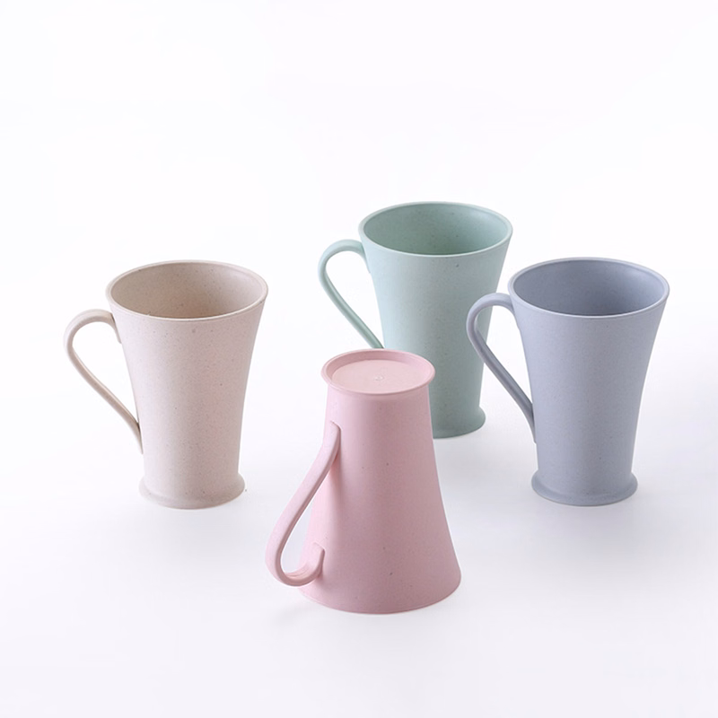 12OZ Wheat Fiber Cup with Handle