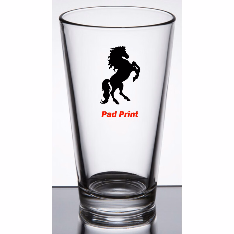 Libbey Restaurant Basics 16 oz. Rim Tempered Pint Glass -Dishwasher Resistant