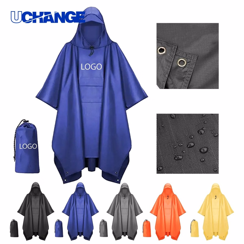 Breathable Polyester Raincoat for Daily Use