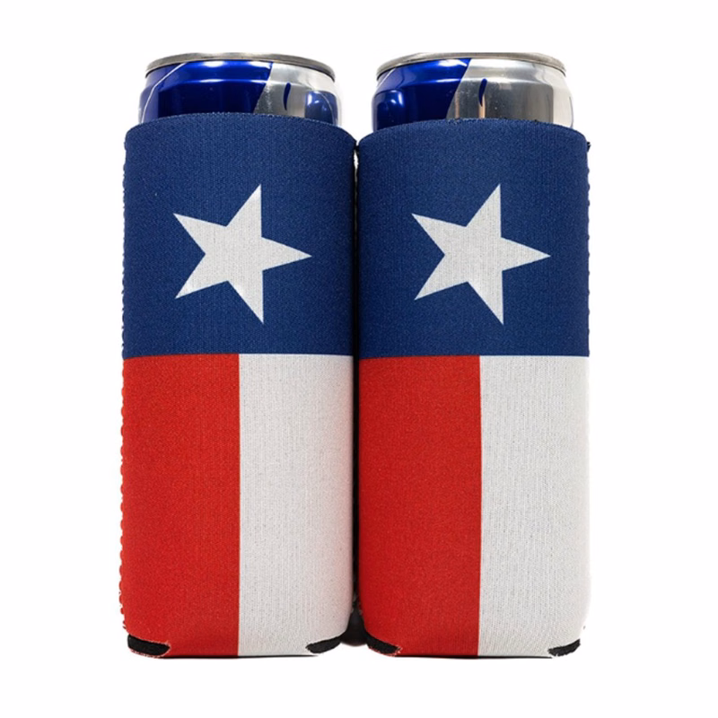 Reversible Slim Neoprene Neoprene Full Color Can Cooler
