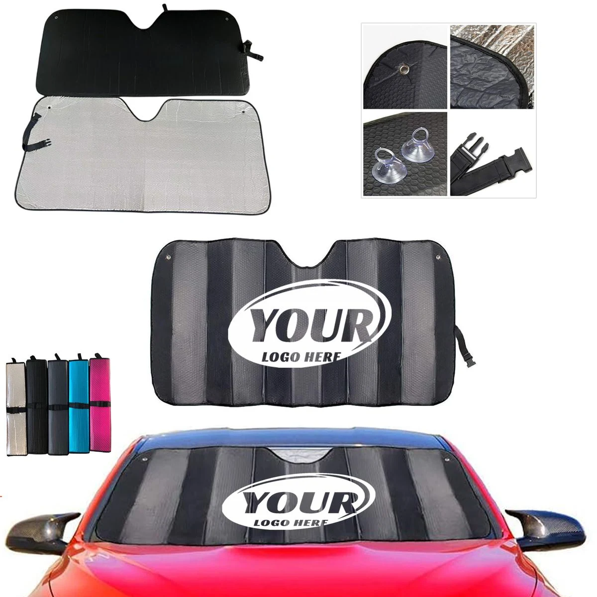5 Layer Car Windshield Sunshade Thicken 1