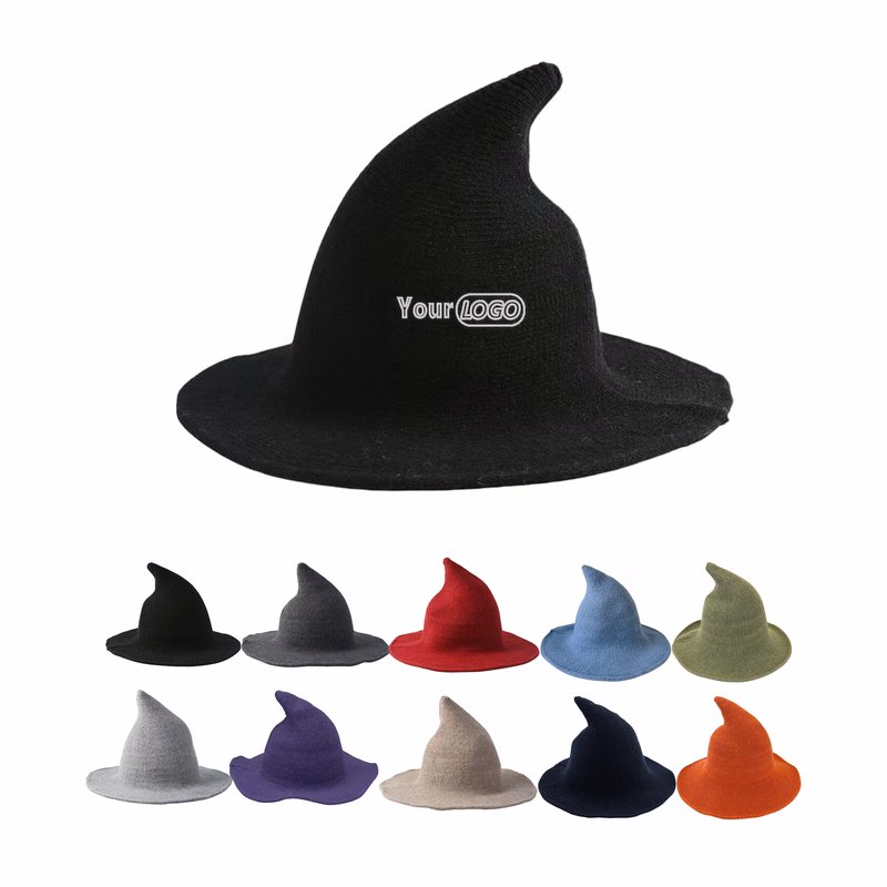 Custom Logo Halloween Witch Hat