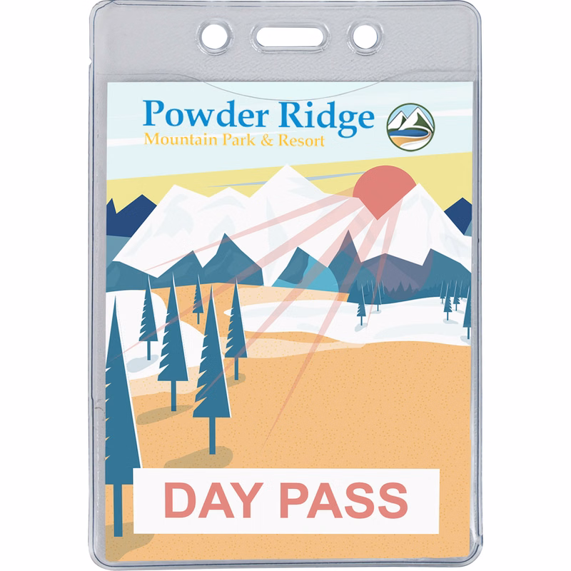3-1/4" x 4-3/4" Vinyl Badge Pouch