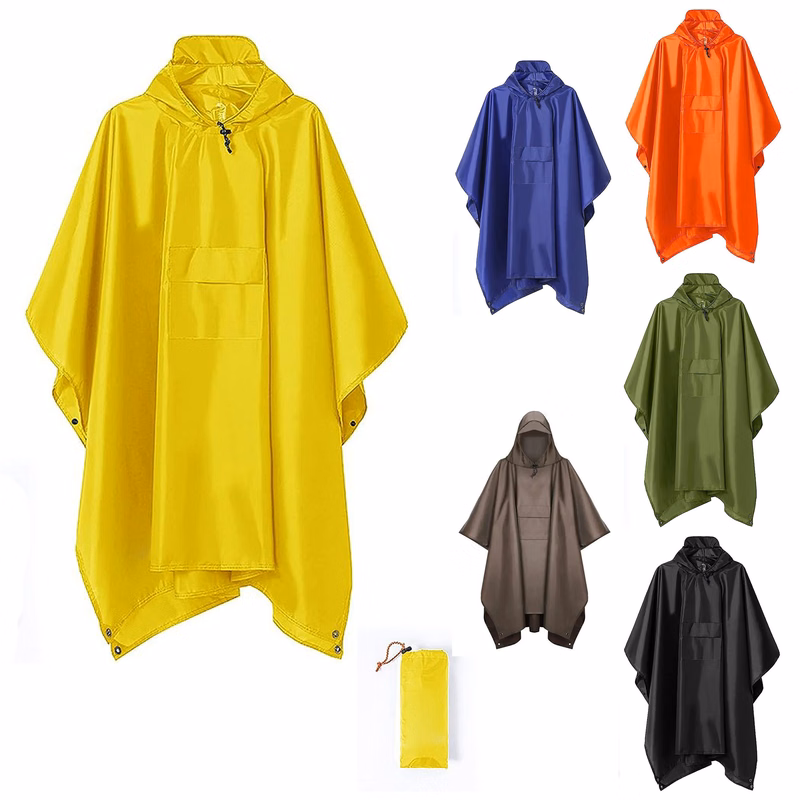 3 in 1 PU Rubber Poncho