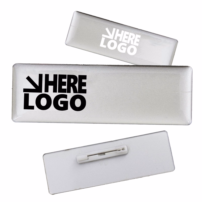 MOQ 100 Custom Name Badge & Tags 2.8"x 1"