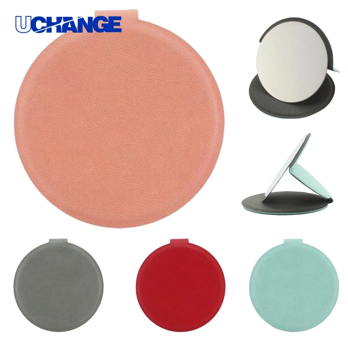 PU Wrapped Cosmetic Makeup Mirror 1
