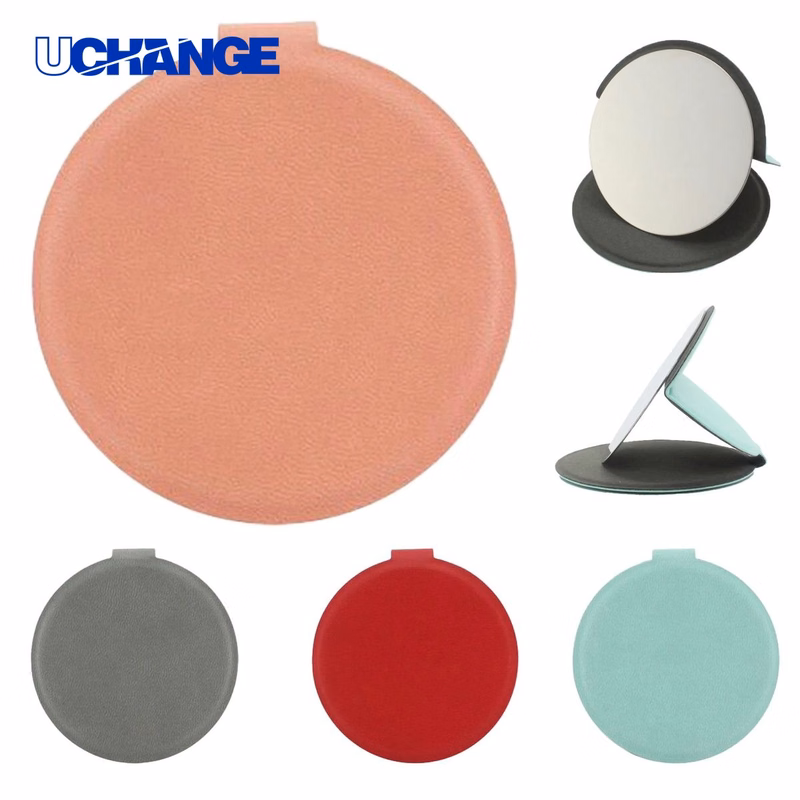PU Wrapped Cosmetic Makeup Mirror