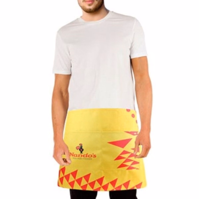Sublimation Polyester Aprons w/ Custom Imprint & Pockets
