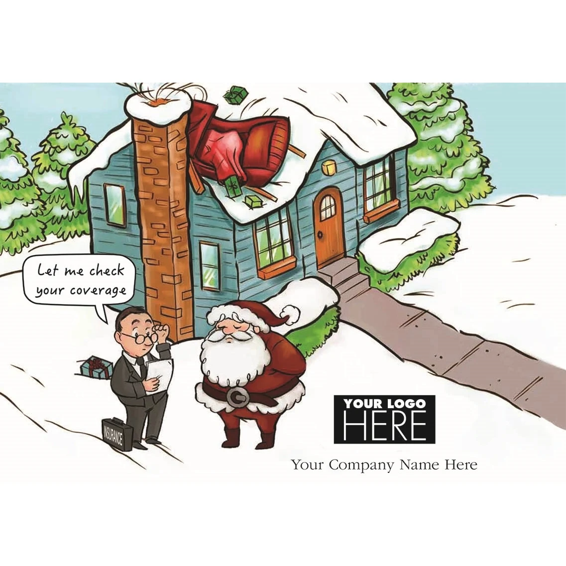 Fender Bender Holiday Logo Cards 1