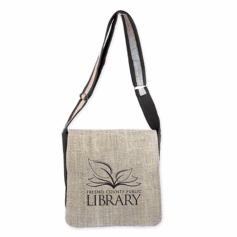IBCN112 "Sunburst" Hemp/Cotton Messenger Bag