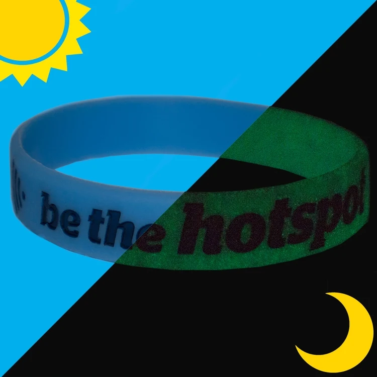 Color Filled GLOW Wristband 1