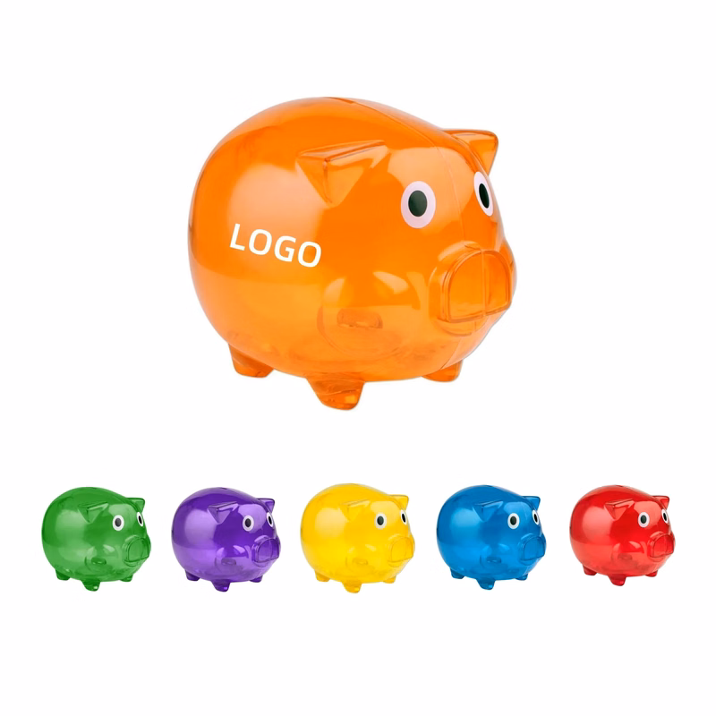 Mini Plastic Piggy Bank
