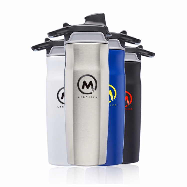 33 oz. Plastic Sports Water Bottles with Spout Lid