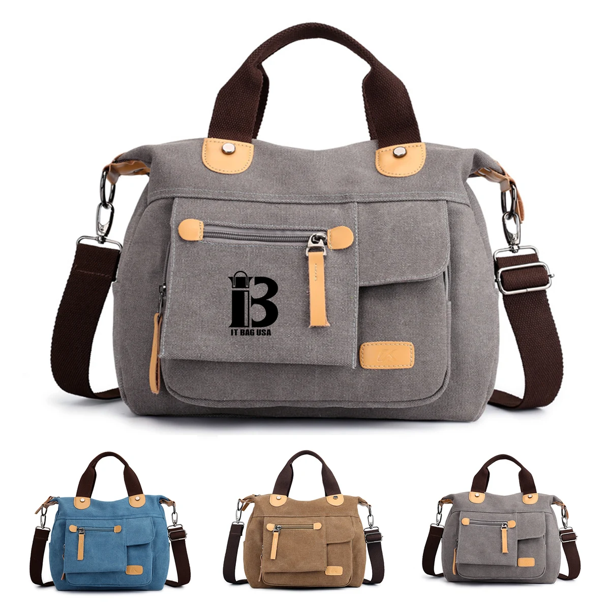 Lightweight Organizer Handbag With Multiple Pocket 1
