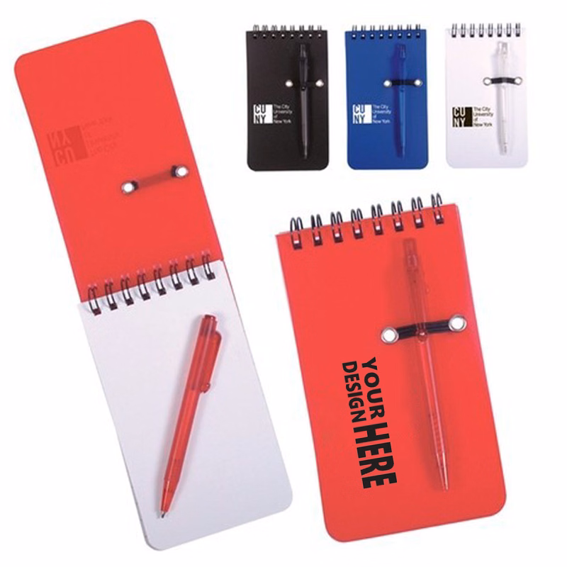 Top-Spiral 4.9"L X 3"W Pocket Jotter With Pen