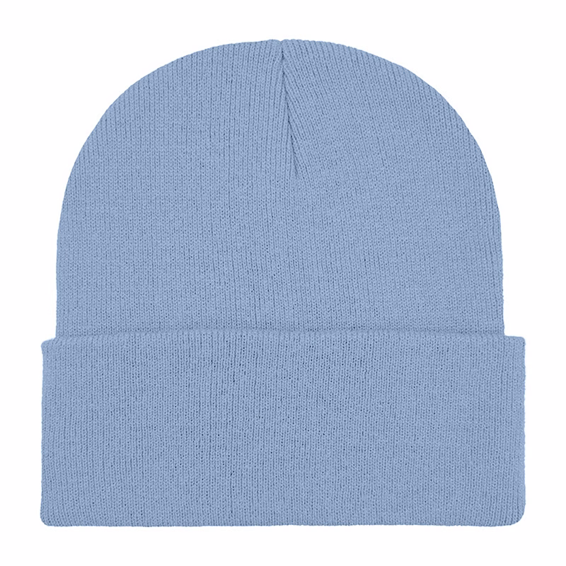 Classic Ribbed Cuffed Beanie with Custom Logo - 100% Acrylic