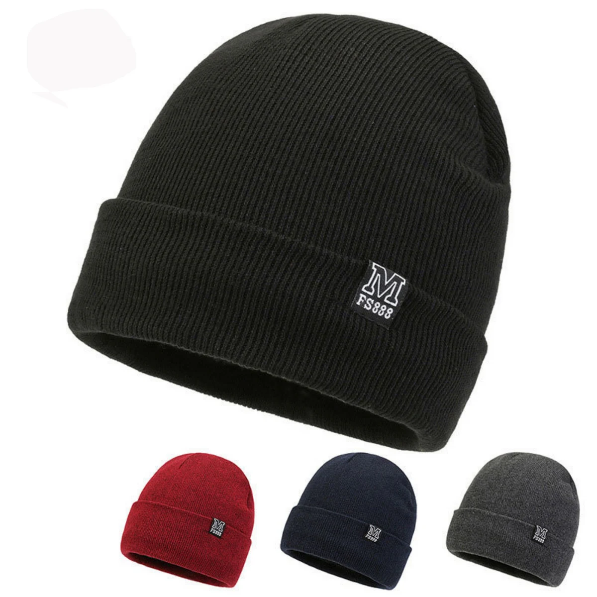 Plush Thermal Cycling Beanie for Cold Weathe 1