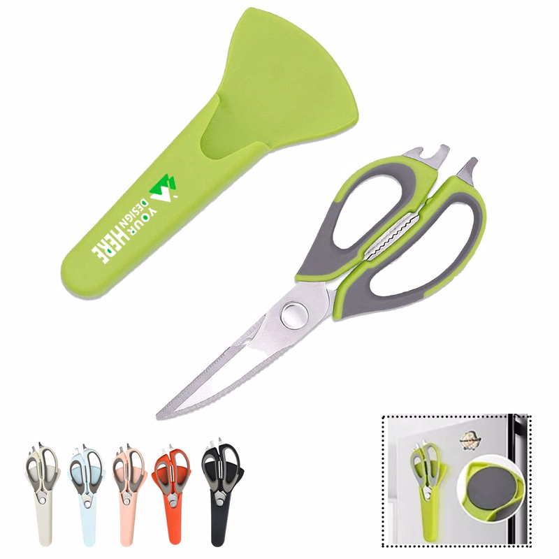 Multi Purpose Magnetic Stainless Steel Kitchen Scissors