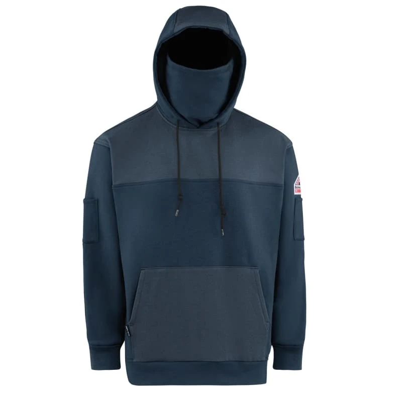 Bulwark Men's Flame Resistant Fleece Hooded Sweatshirt - SMM4 1