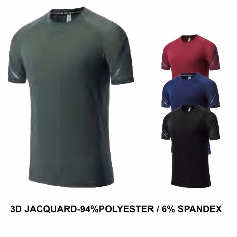 Men's Running Short Sleeve T-Shirt - Stock Style 6