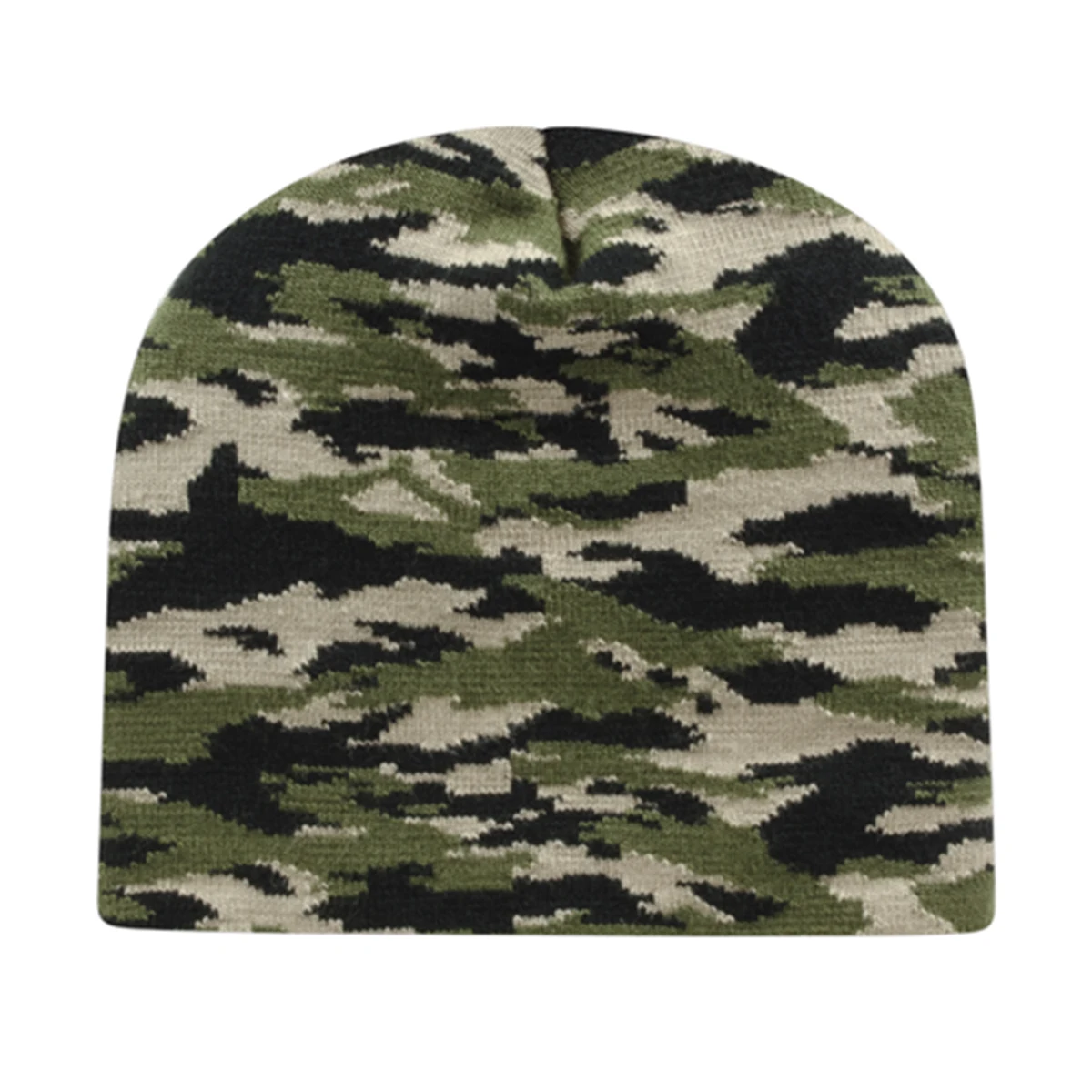 Vintage Tiger Camouflage Knit Beanie 1