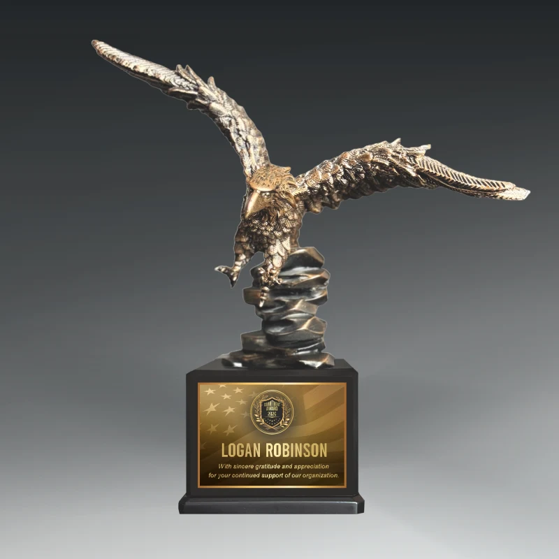 Landing Eagle Sculpture 1