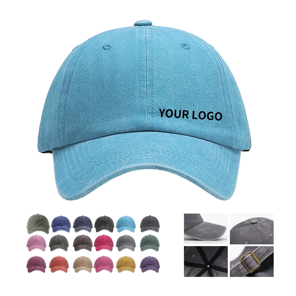 Vintage Washed Baseball Cap 1