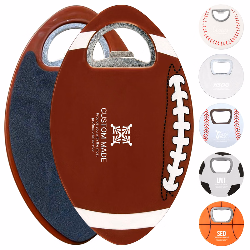 Creative Ball-Shaped Refrigerator Sticker Bottle Opener