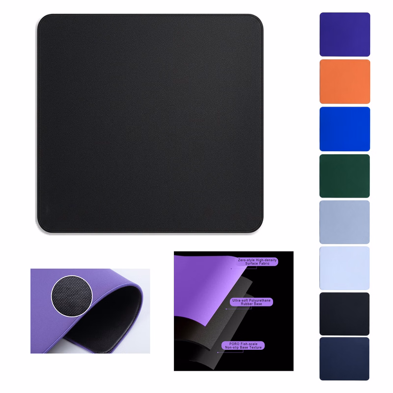 Solid Color PU Mouse Pad