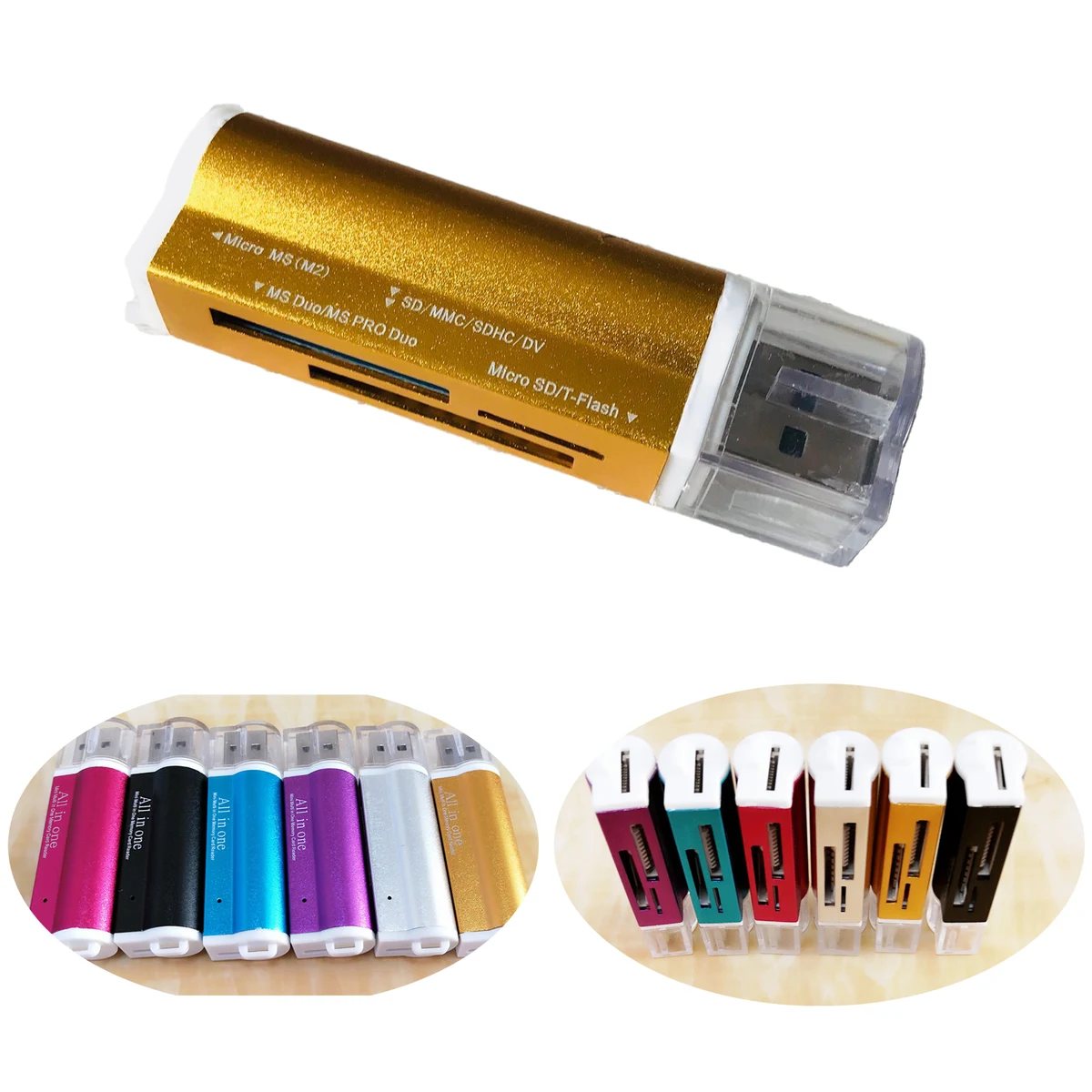 USB All In One Multi Memory Card Reader Adapter for Computer 1