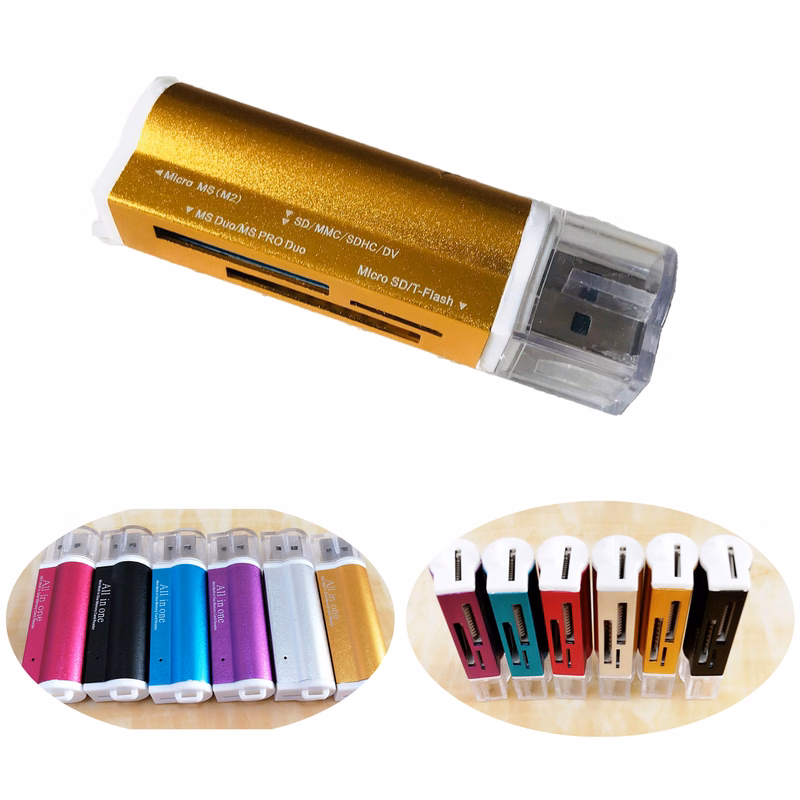 USB All In One Multi Memory Card Reader Adapter for Computer