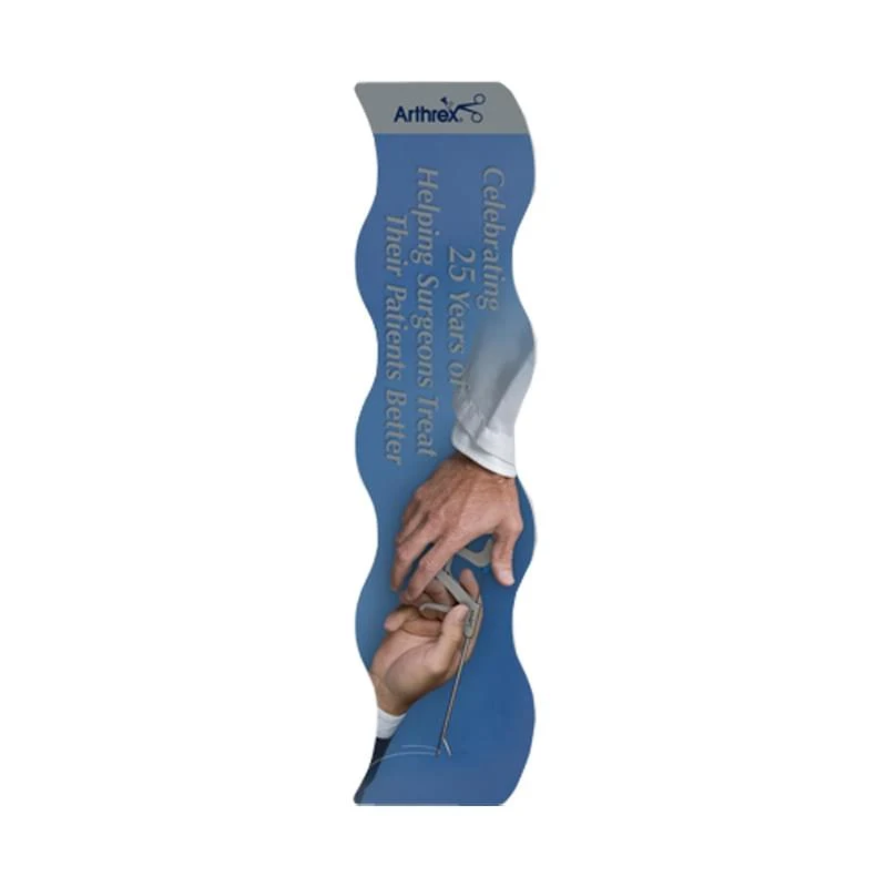 Bookmark - 2"X8" Squiggly Custom Printed Bookmarks 1