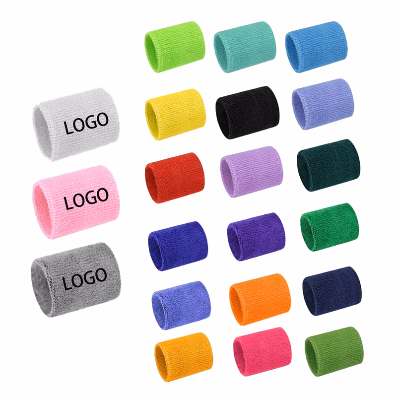 Cotton Unisex Sport Sweatband Wristband