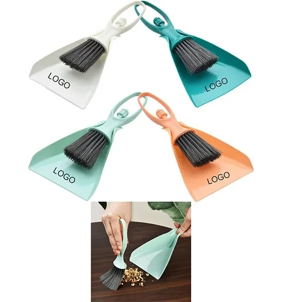 Mini Car Dustpan And Cleaning Brush Set 1