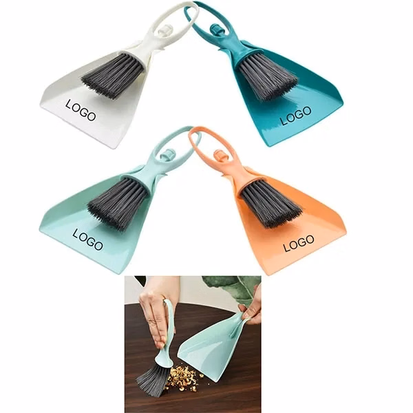 Mini Car Dustpan And Cleaning Brush Set