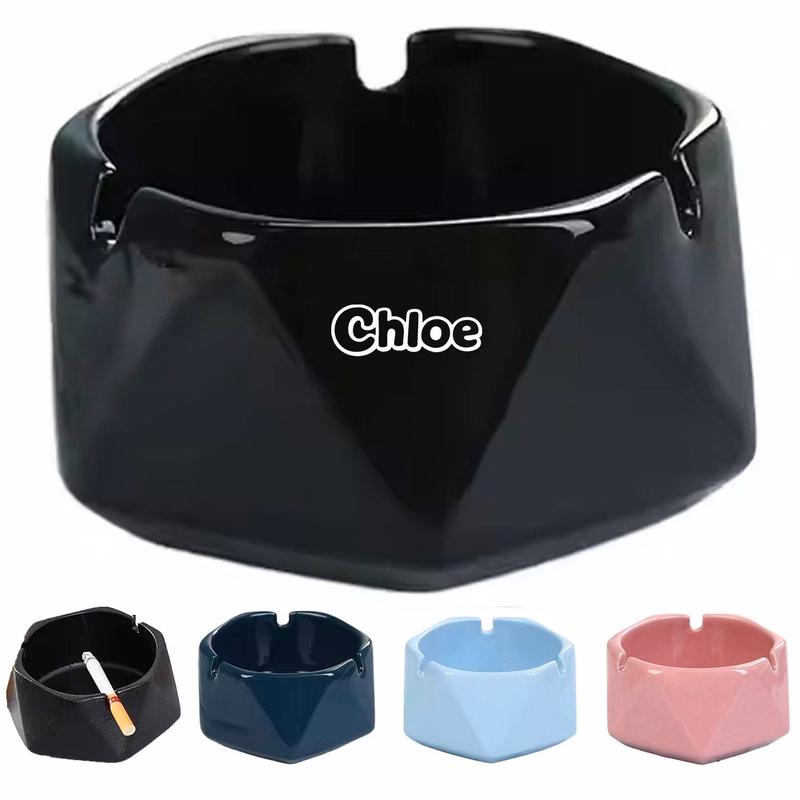 Round Minimalist Ceramic Ashtray