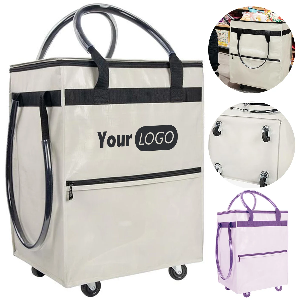 Polypropylene Multi Functional Wheeled Laundry Basket 1