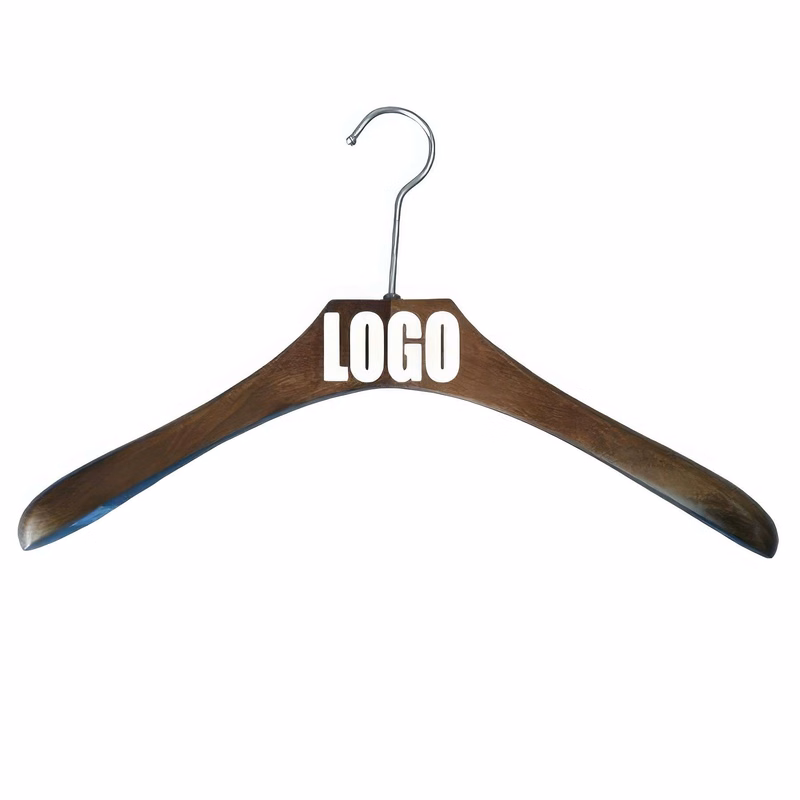 Solid Black Walnut Wood Suit Clothes Wardrobe Closet Hanger