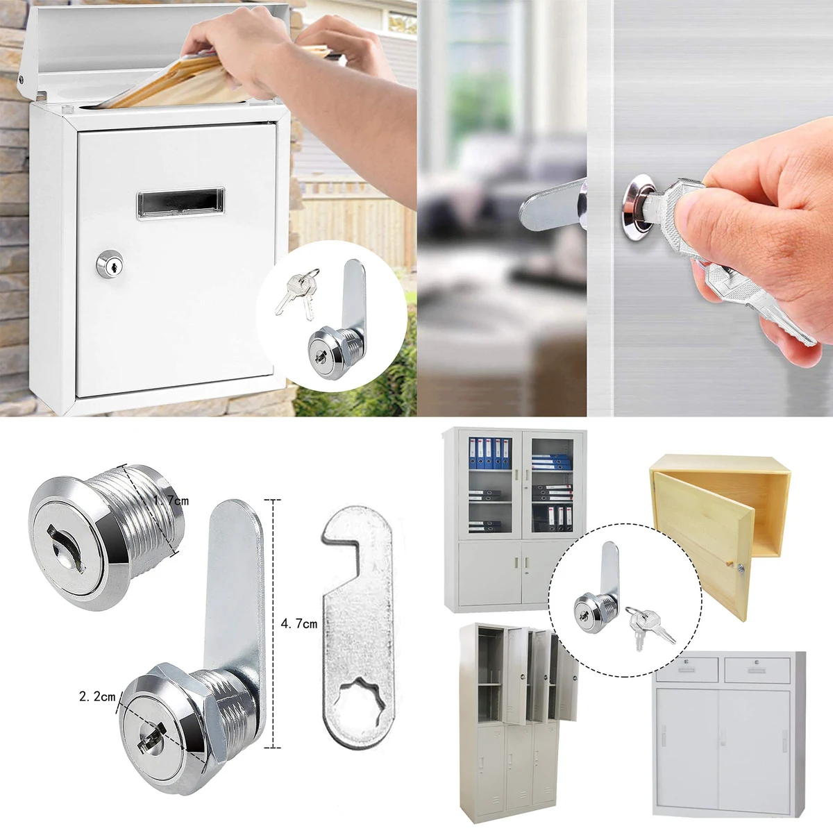 Security Cam Cupboard Door Locks 1
