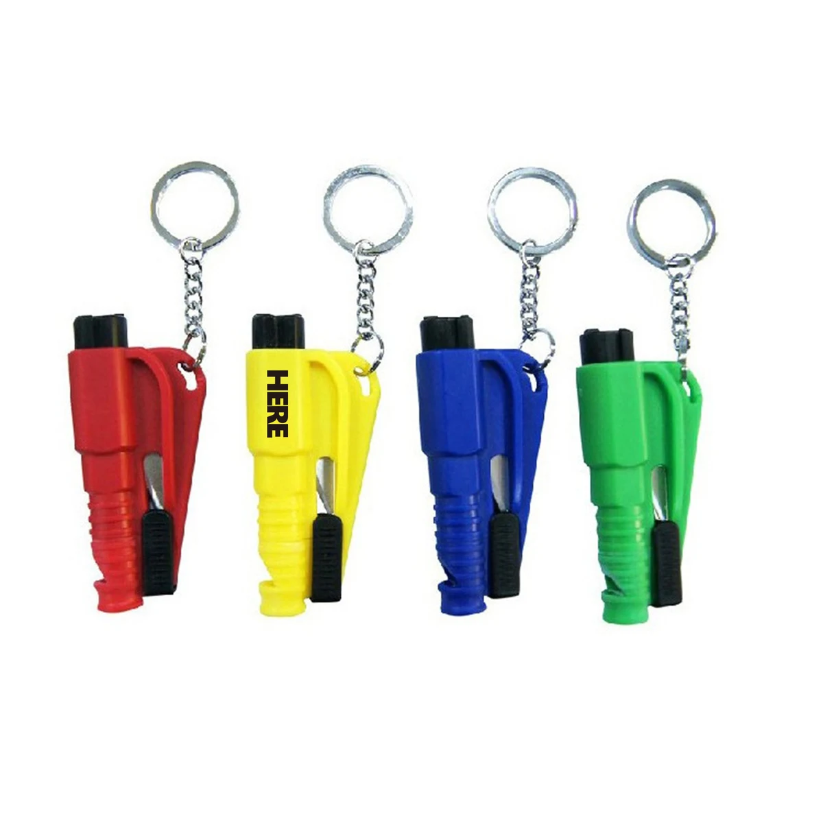 Two-In-One Mini Safety Hammer Car Window Breaker Rescue Tool 1