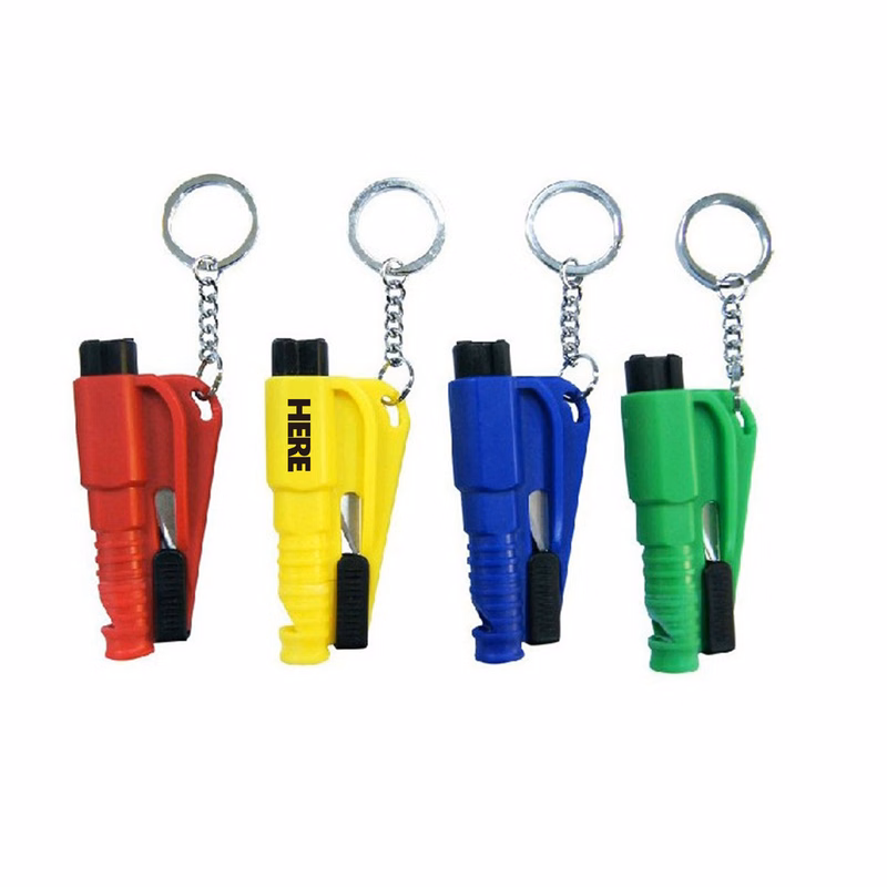 Two-In-One Mini Safety Hammer Car Window Breaker Rescue Tool